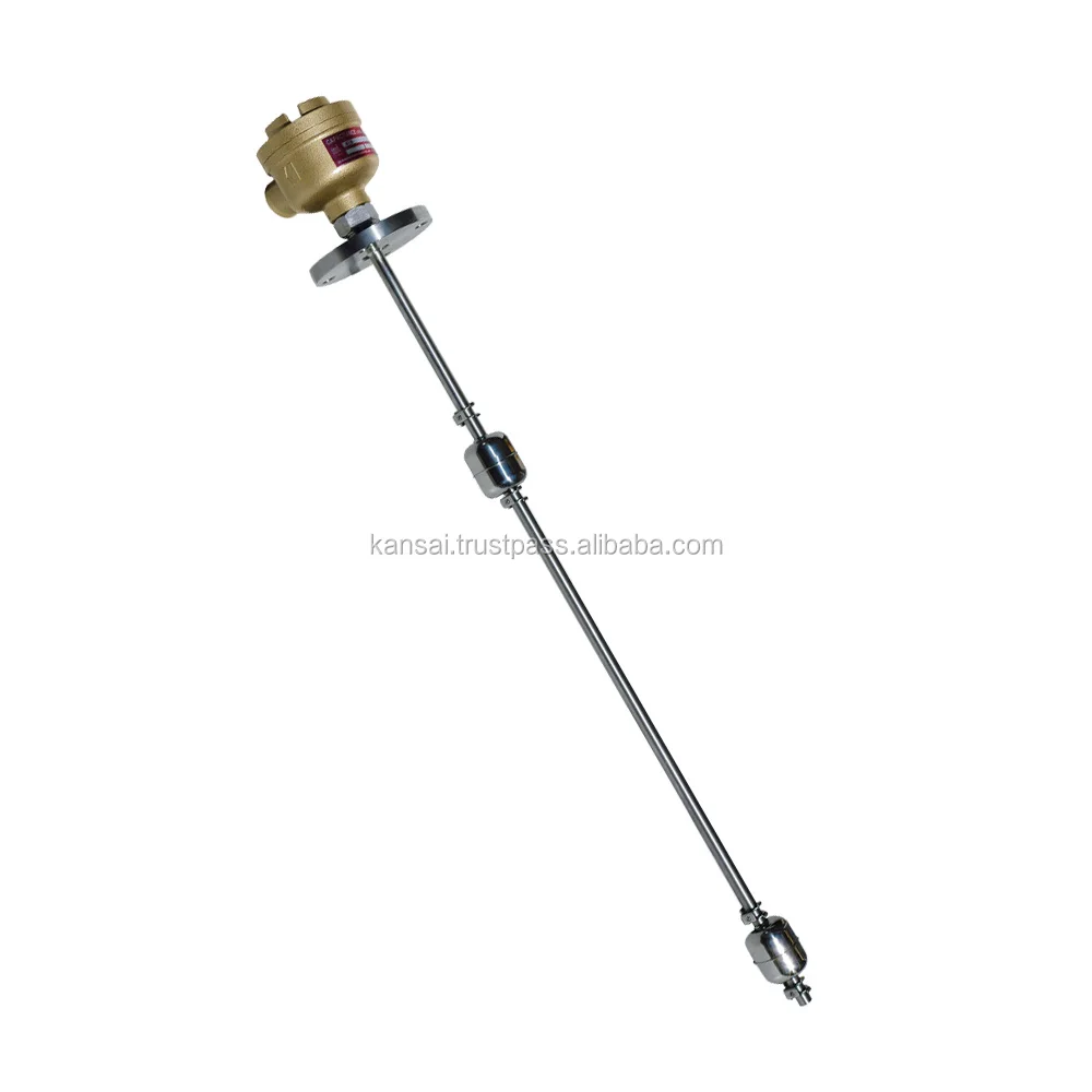 Vertical Float Type Level Switch KF-322 Series Low Spec. Gravity Liquid Small Mounting Dia