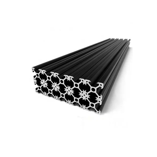 Aluminum Alloy Shutter Extrusion Profiles Square Flat Anodized T5 Glass Wall Door Industrial Cutting Bending Welding Available