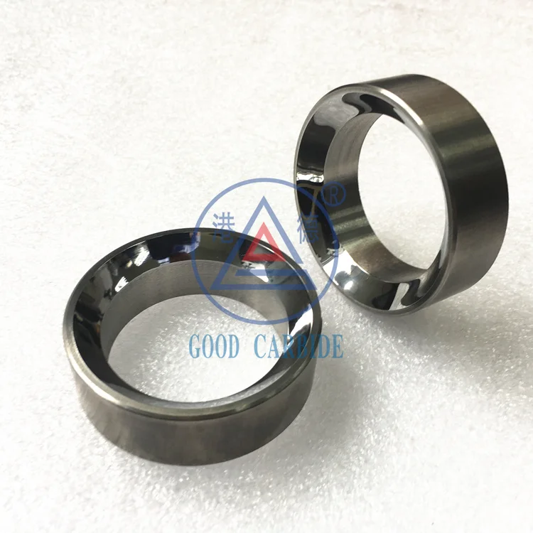 custom made abrasion resistance tungsten carbide bottom valve seat for ball valve