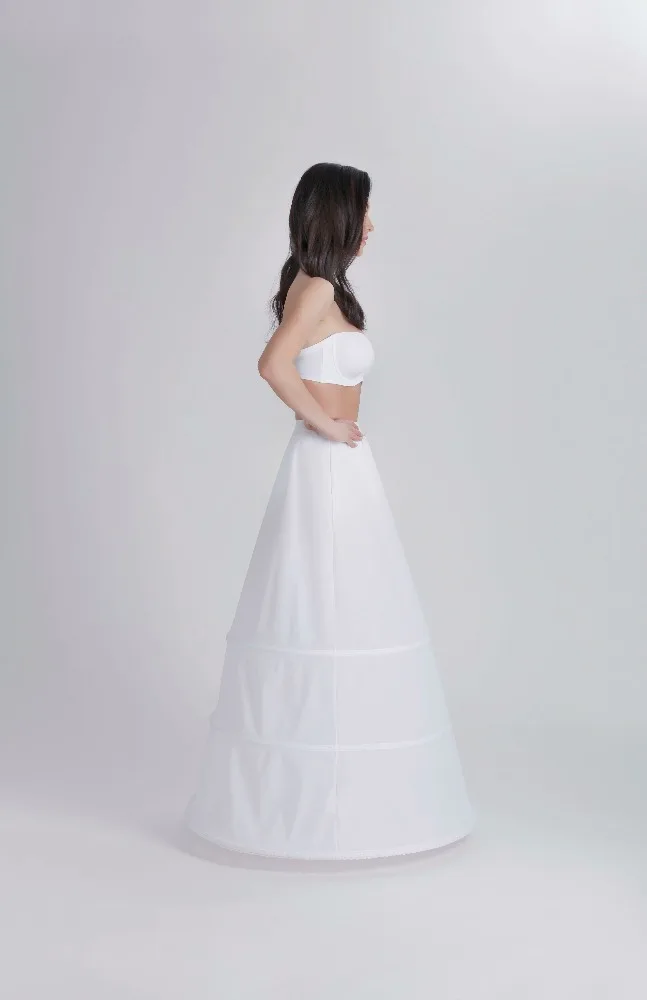 Высококачественный доступный подъюбник с 3 кольцами для свадебных платьев