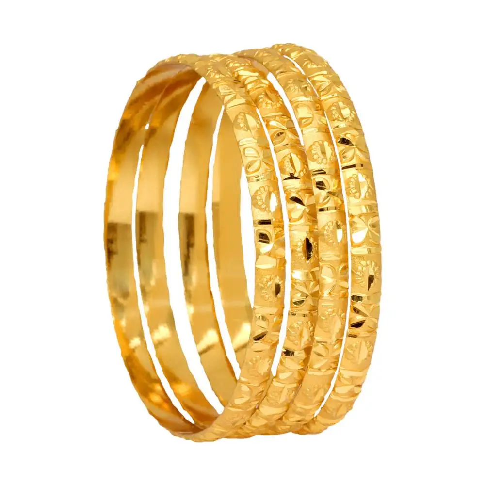 Latest Exclusive DesIgner Light Weight with Colorful Gold Bangles in all sizes Collection For Women And Girls 2022