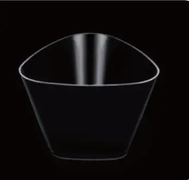 Модные десертные чашки, пластиковые мини-чашки с блестками