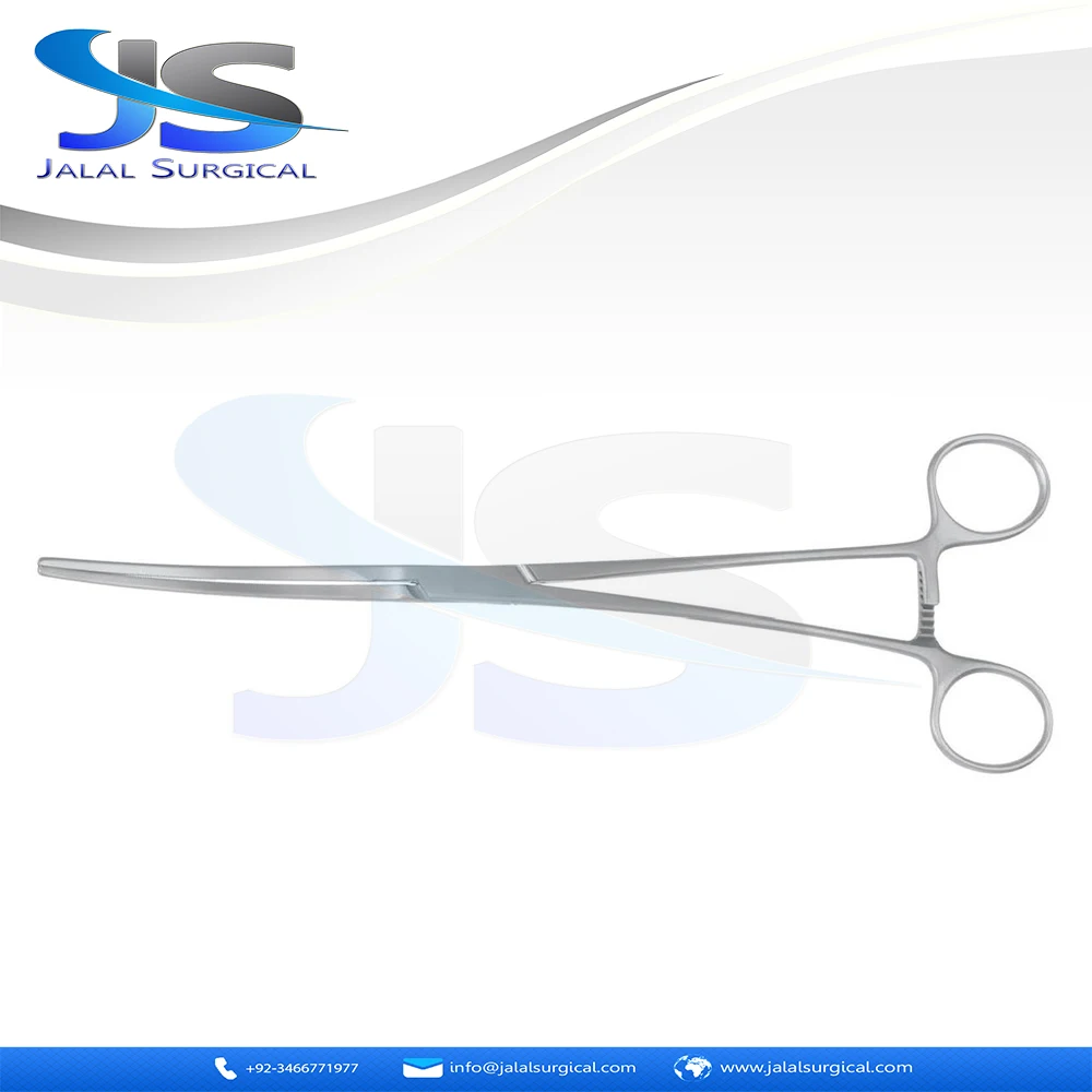 Fitzgerald Aortic Aneurysm Clamp/Slightly curved Cooley jaws/Vascular Clamps