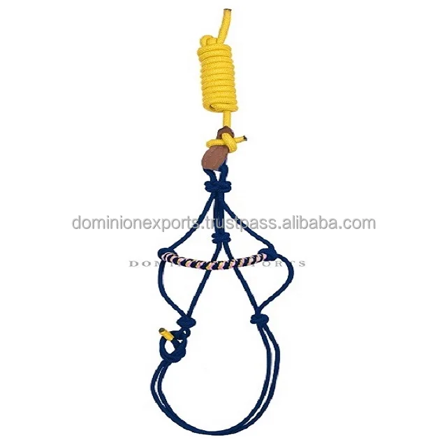 
Rope Halter Braided Rope Nose Horse Halter with Lead Rope 