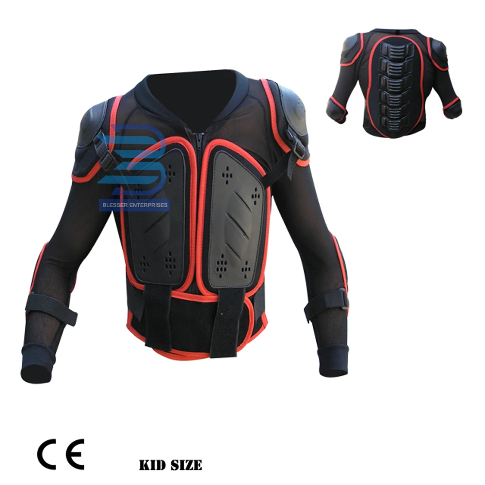 Motorcycle Riding Armor Full Body Protective Jacket Guard Motocross Gear Shirt Black Motorcycle & Auto Racing Sportswear Adults