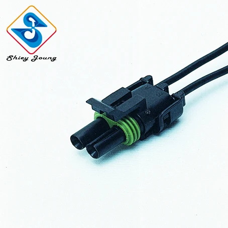 12126452 PT723 Transmission converter clutch wiring harness 2 pin auto connector female assembly plug