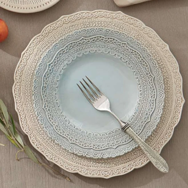 LUXURY Italian Ceramic Plates and tableware Made in Italy Handcrafted for wedding and everyday use