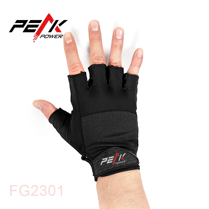Best Quality Half-finger custom Logo Sports Hand Glove Anti-Slip Weightlifting Fitness Gloves