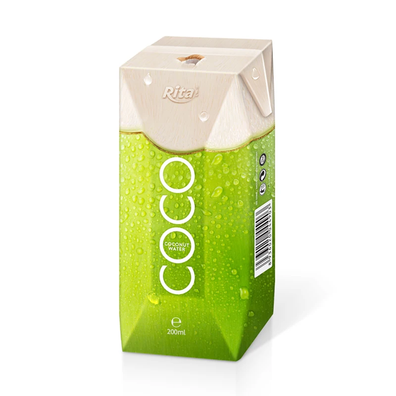 200ml Aseptic Box Wholesale Organic Coconut Water