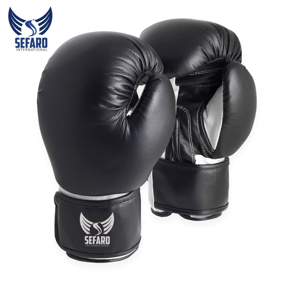 Wholesale high quality PU Colorful 12oz boxing gloves adult professional lace up winning leather custom logo boxing gloves