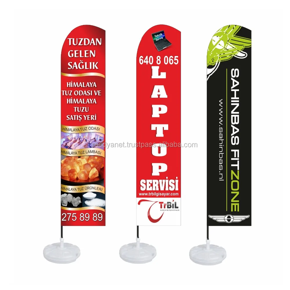 Turkish Manufacture New Design Outdoor Beach flag , Sailing Flag , Flag Banner