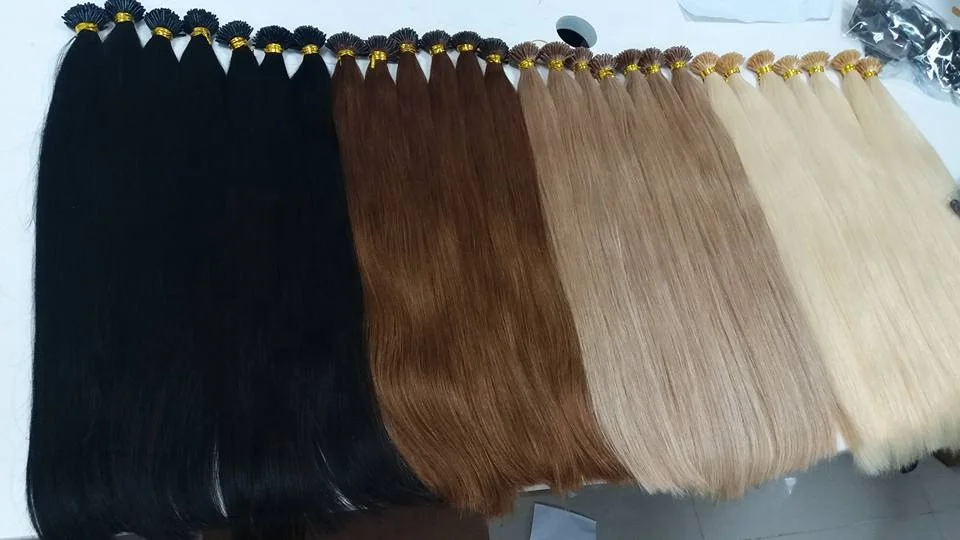 100 % human hair, smooth, straight Vietnam virgin human hair extension