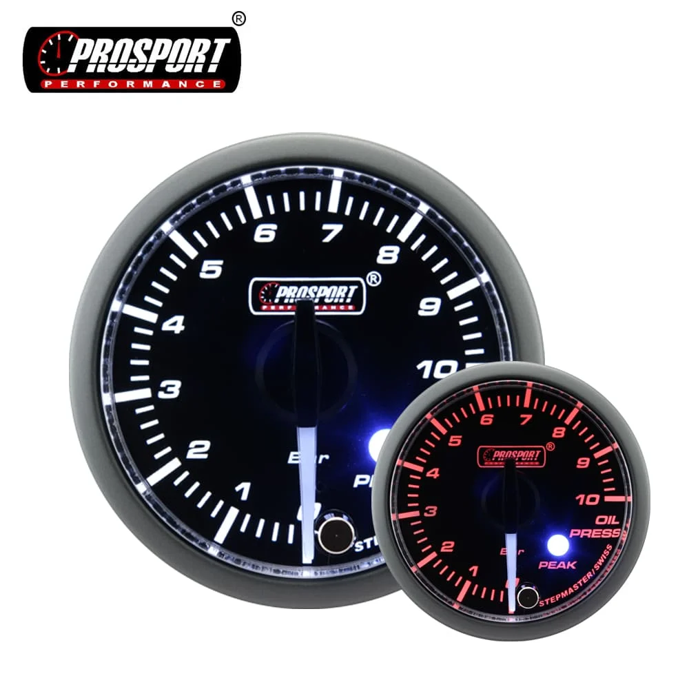 52Mm Universal Racing Digital Oil Press Auto Gauge
