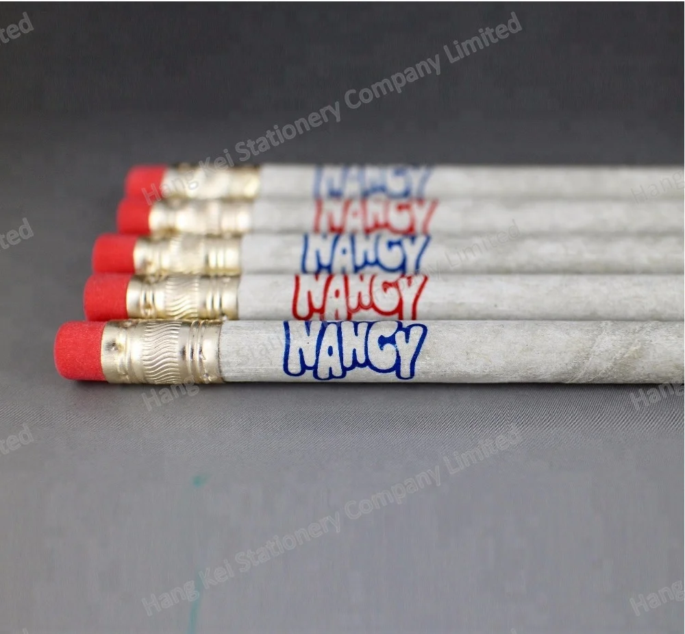 Standard size natural recycled newspaper printing color paper pencil bulk