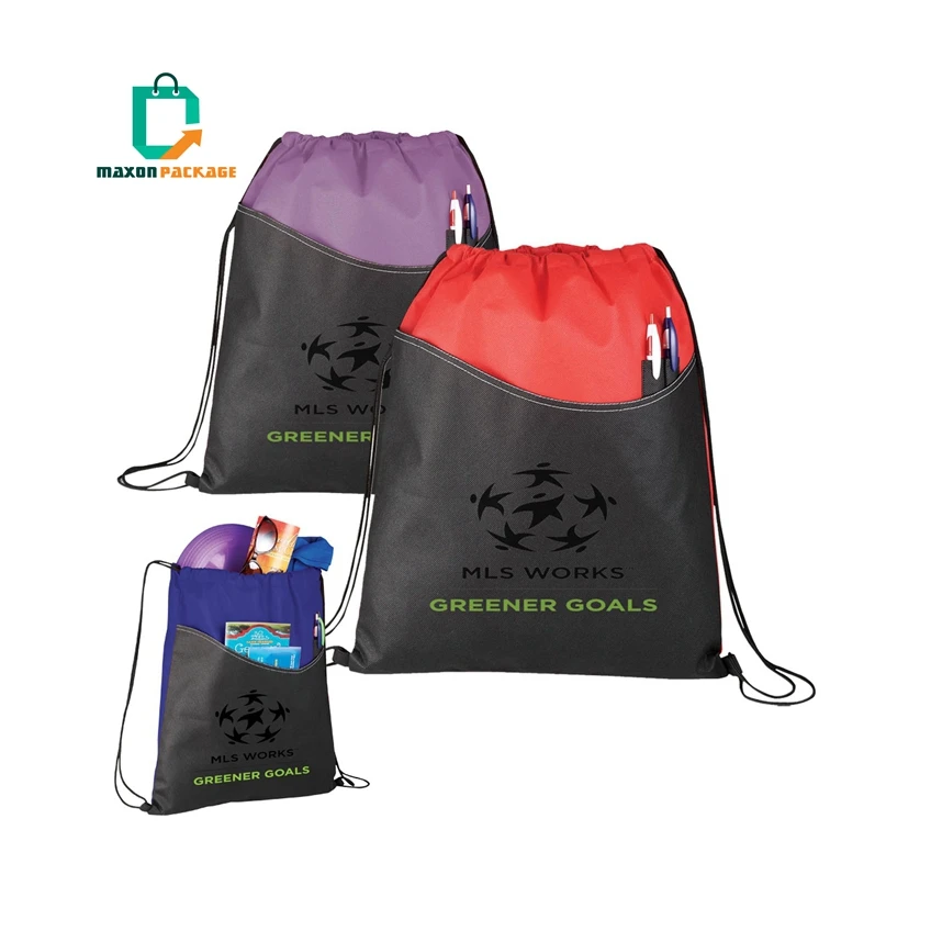 SMETA factory bakeshop Cheap Food Polyester String Bag