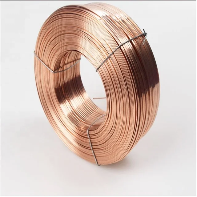 Лидер продаж плоская проволока с оцинкованным и медным покрытием для гофрированной