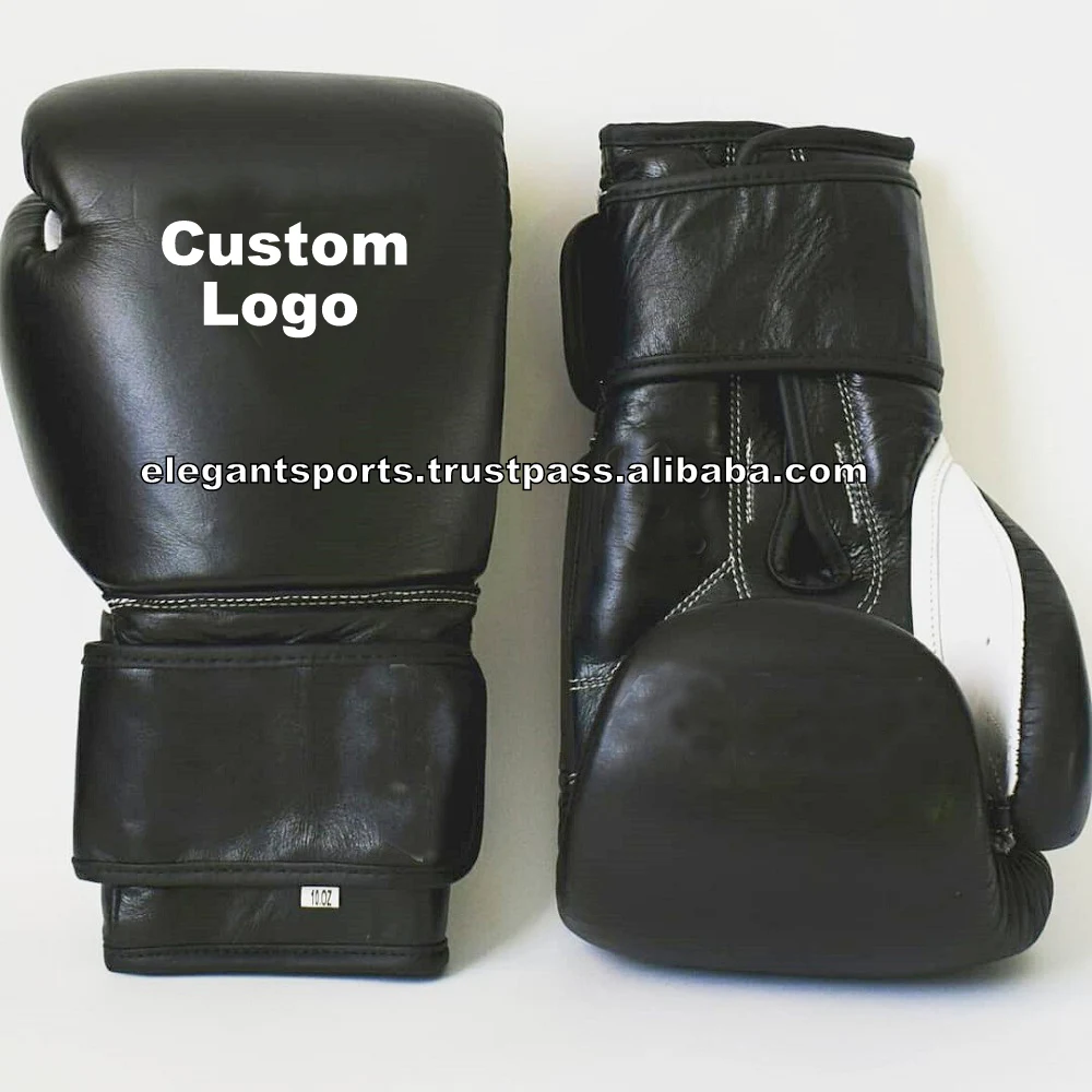 Cowhide leather hook & loop Boxing Gloves muay thai kick boxing winning twins cleto king special Real genuine leather