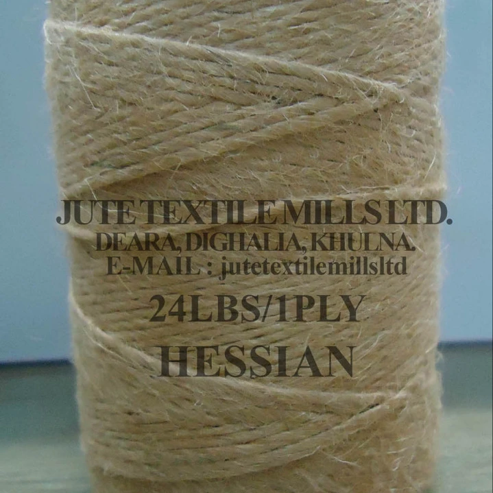 Высококачественная джутовая пряжа Hessain 24 фунта/1 слой