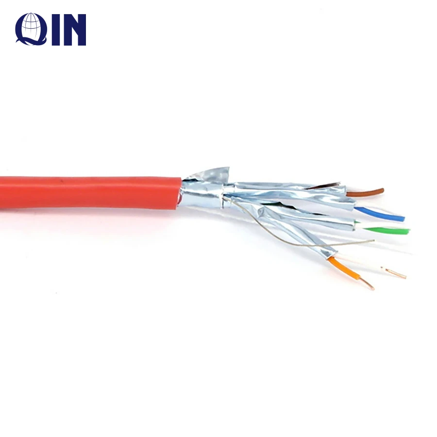 Best Quality Cat7 SFFTP  Network Cable  Bare Copper 100% DTX-1800 Test Passed