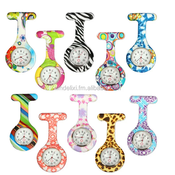 sunshine silicone nurse watch flower nurse watch