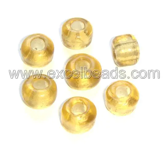 Pony Glass Beads - Striped pony beads wholesale for jewelry making decoration