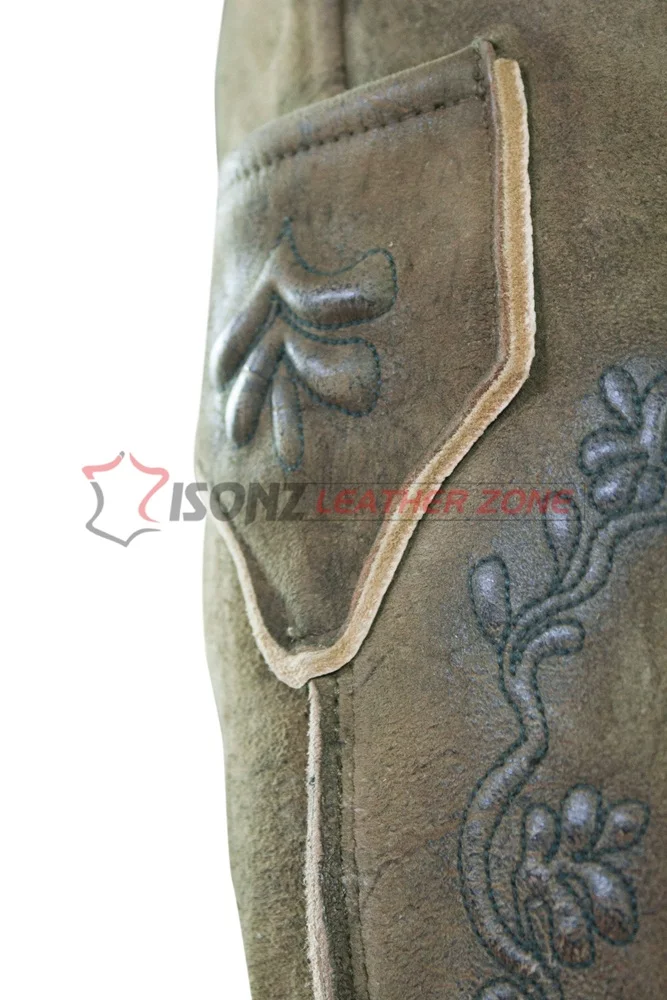 BAVARIAN LEDERHOSEN TRADITIONAL LEATHER PANTS