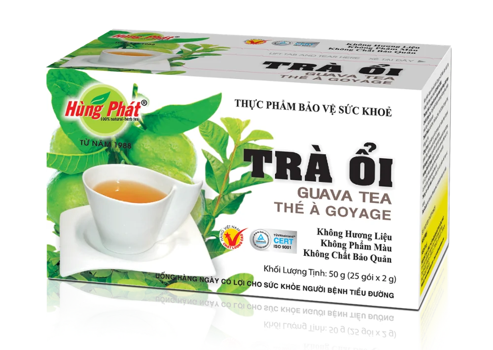 Guava Tea - Flavored Herbal Tea packed in Sachets