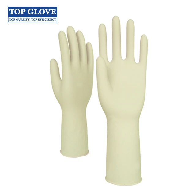 TOP GLOVE High Quality Natural Latex Surgical Hand Gloves Examination Glove Malaysia