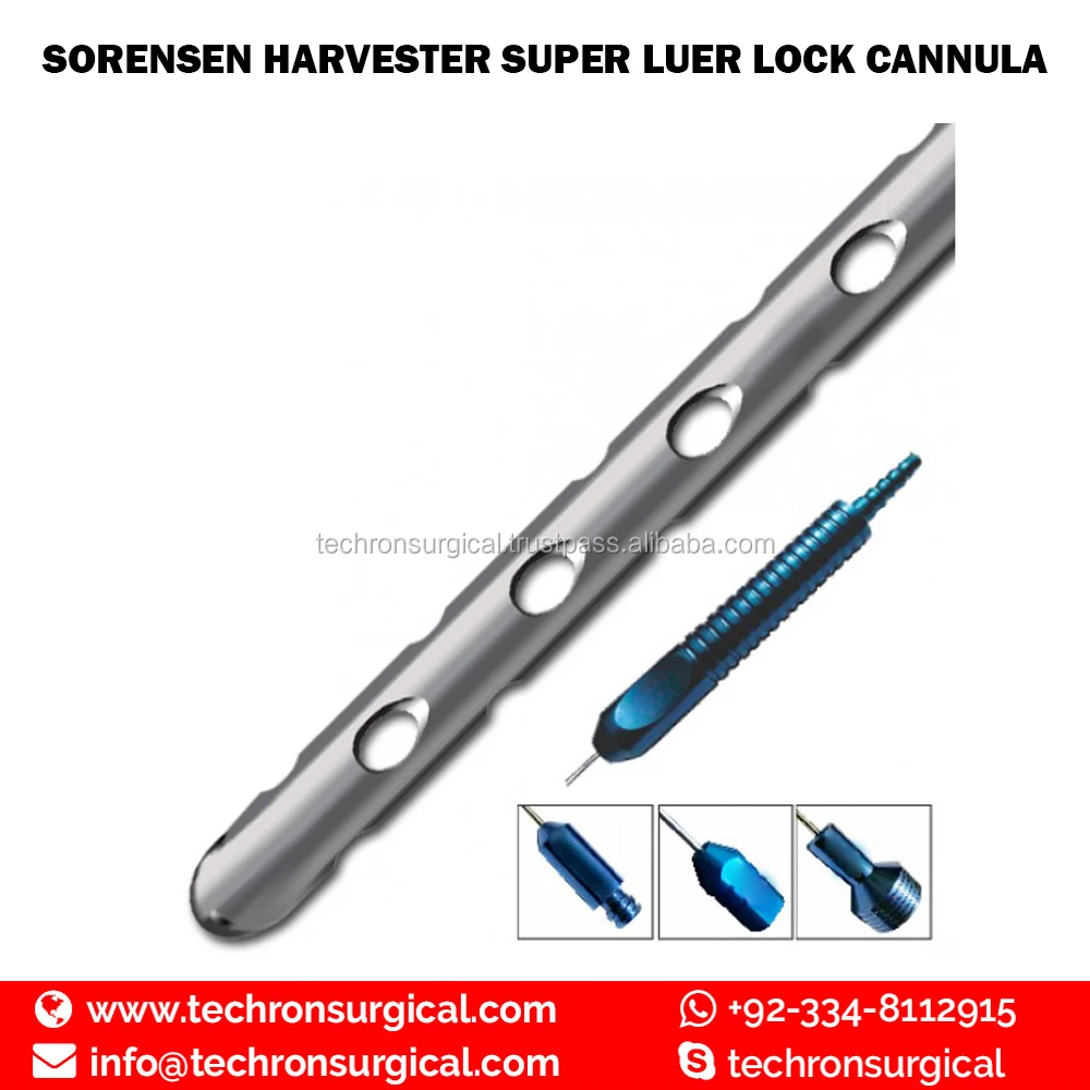 Techron Surgical Sorensen Fat Harvesting Cannula
