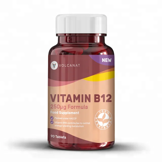 
Volcanat Health Vitamin B12 Food Supplement Wholesale Diet Supplements Private Label Available 