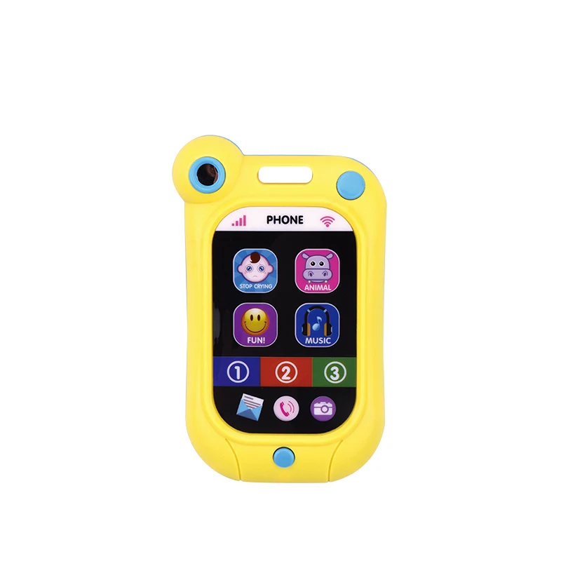 Early Educational Learning Baby Cell Phone Toys Screen Touching Toddler Toy Mobile Phone Kids With Music And Light