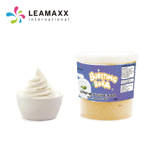 Тайваньский пузырьковый чай оптовая продажа йогурт лопнувший Boba для магазина молочного чая