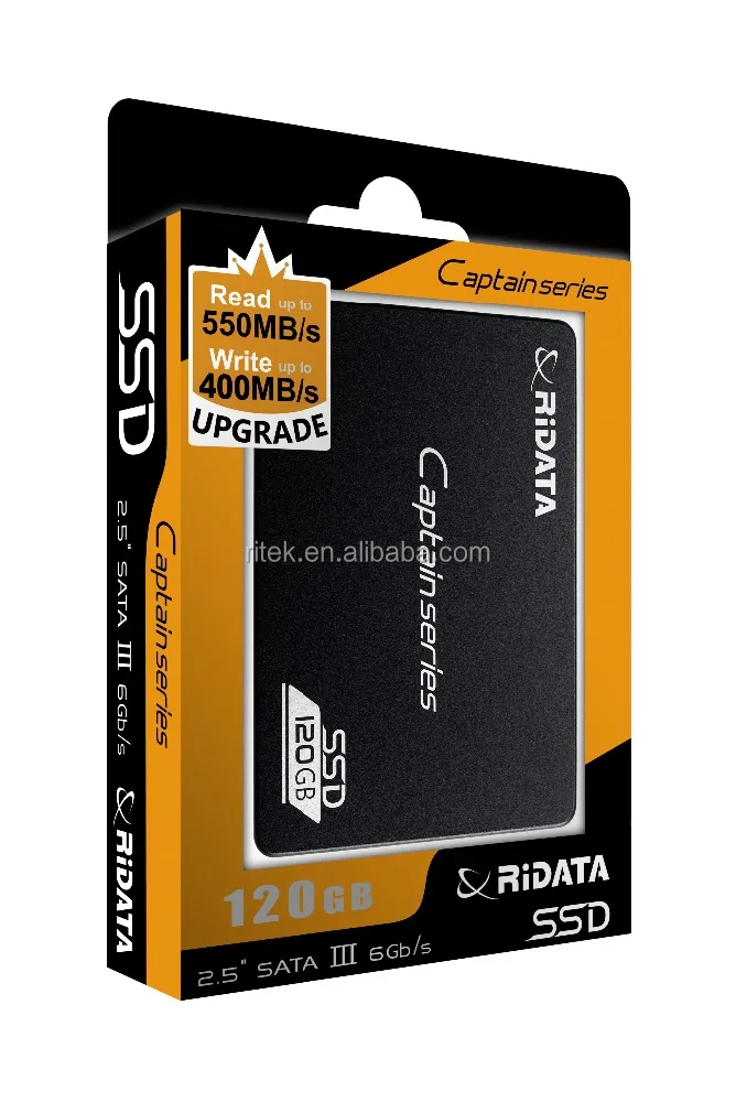 RiDATA Captain series SSD 120GB for saving computer data