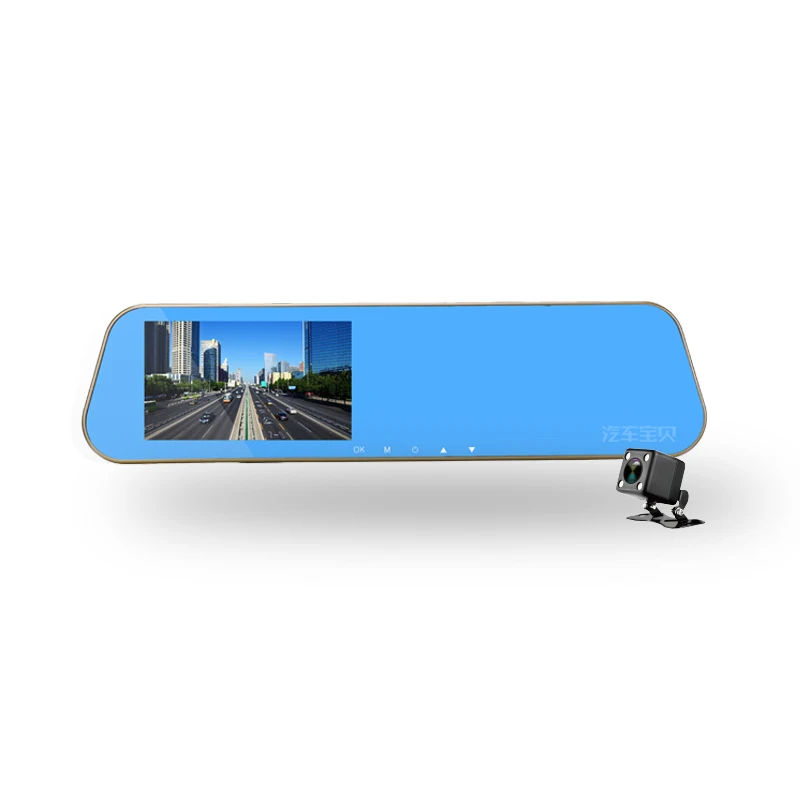2021 4.5inch IPS Mirror dash cam Recorder car DVR Front-rear Dual Cameras Recorder cheaper