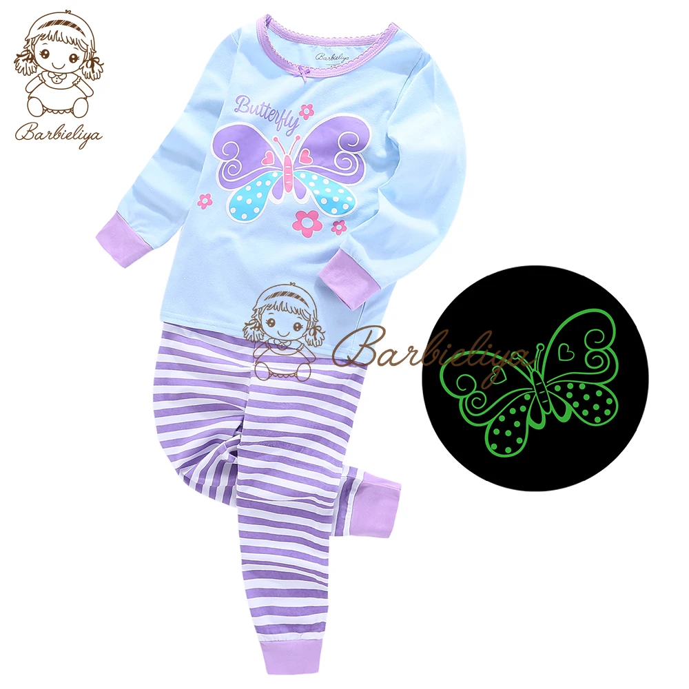 v-B0914 Children girl clothing set homewear christmas unicorn nightwear nightgown pyjamas pijamas kids pajamas