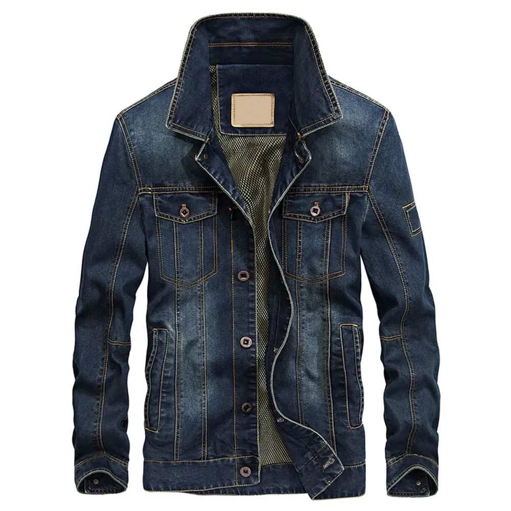 Pakistani Suppliers Custom Jean Jackets Casual Plain Mens