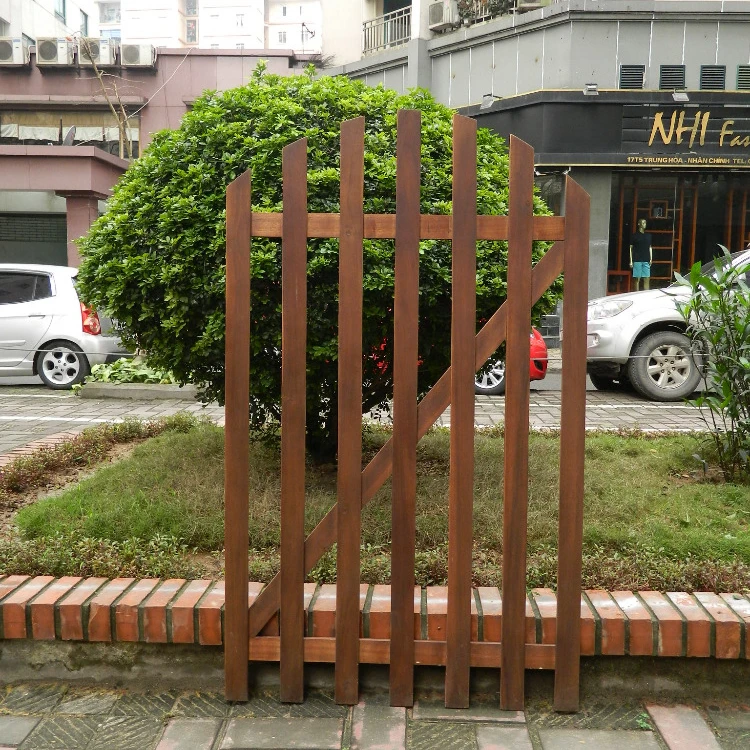 Outdoor Wooden Gate for garden greenhouse