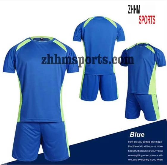
DIY Print Brand New Football Kits Men Soccer Training Jerseys 