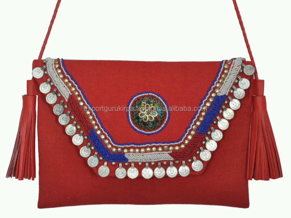 Beach Bag / ladies Tassel Beads Evening clutch party Clutches for women wholesale 2018