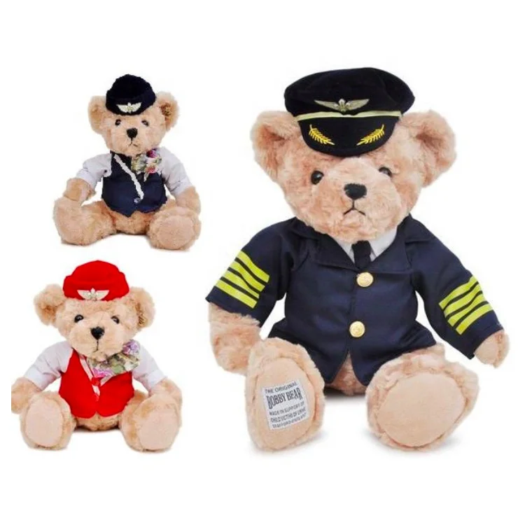 Пилот плюшевые мягкие игрушки гигантский Мишка Тедди Детские подарки от производителя
