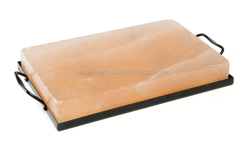 
Himalayan Salt Cooking Plate With Stainless Steel Holder 