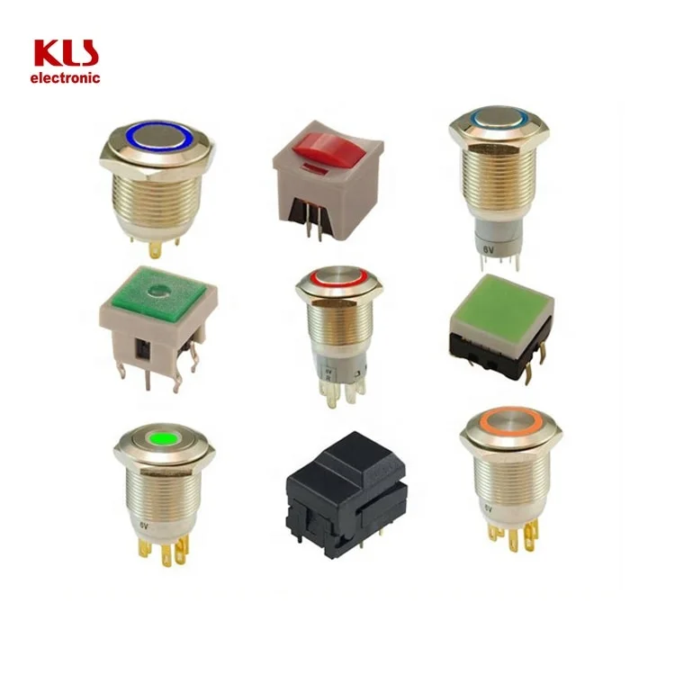 Good quality 19 KLS brand for toy pcb push button switch