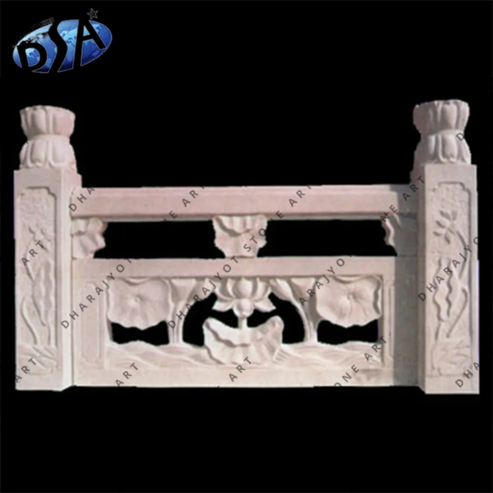 
Pink Sandstone Lotus Flower Designing Garden Niche Decor 