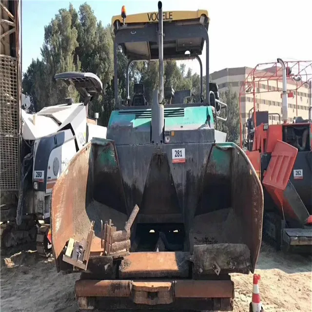 Асфальтоукладчик Vogele, машина для нанесения почвы, супер асфальтоукладчик 1800-2 в хорошем состоянии