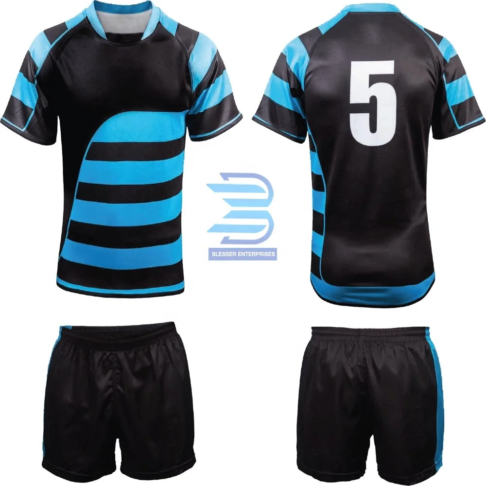 V Neck Wholesale custom Jersey Rugby Uniform Blank Short Sleeve Polo Shirt Sublimated Rugby Polo For Women Men
