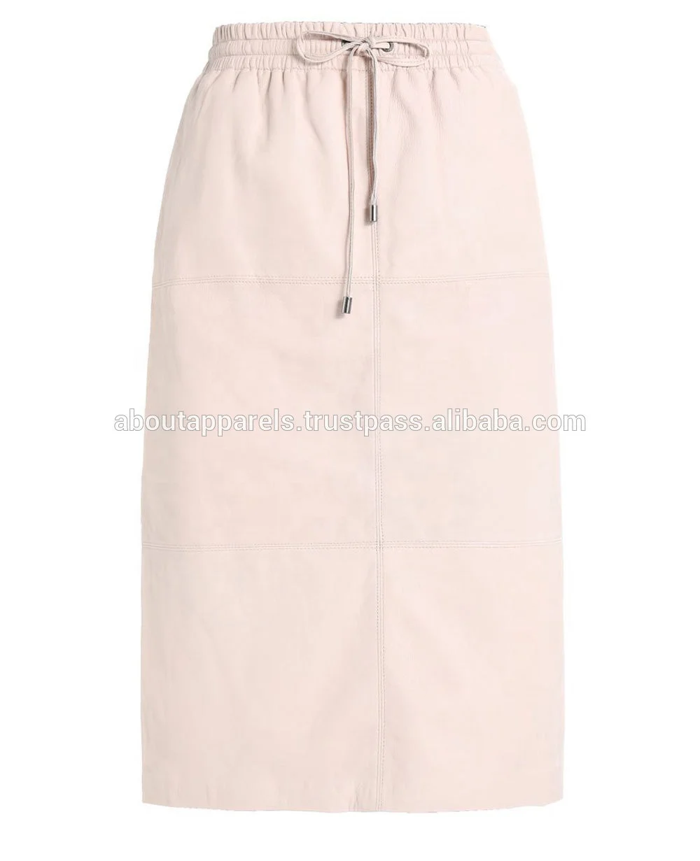 Ladies Sexy Look Sheepskin & lambskin Leather Mini Skirt, Floral Embroidery Mini Skirt Fashion Ladies Black Skirts Leather