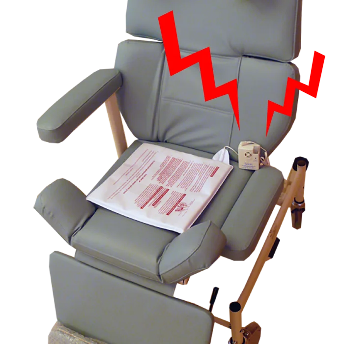 Ward Nursing Wheelchair with Alert Weight Sensor Pad for Chair