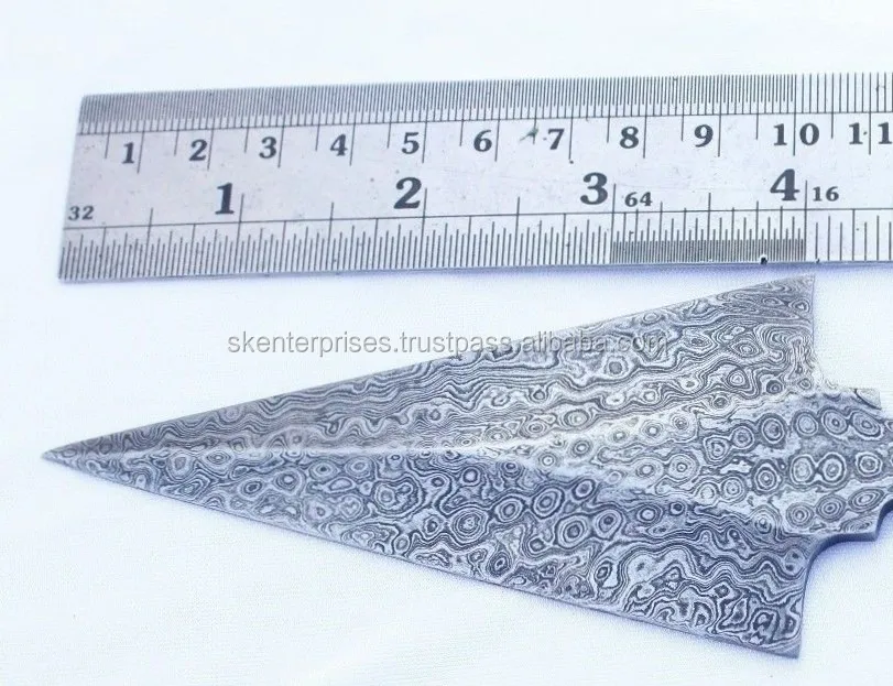 Damascus Blank Blade Knife Damascus Steel Blade Hand Made Bar Blank Damascus Bar