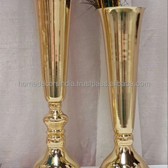 Metal Tall Brass Vase India