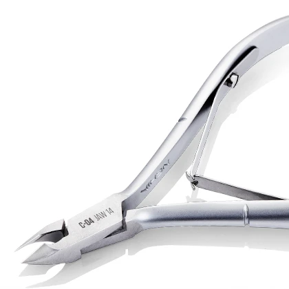 NGHIA Профессиональный C-04 из нержавеющей стали с серой отделкой кутикулы, бестселлер, маникюрный набор, экспортный продукт, упакованный в коробку